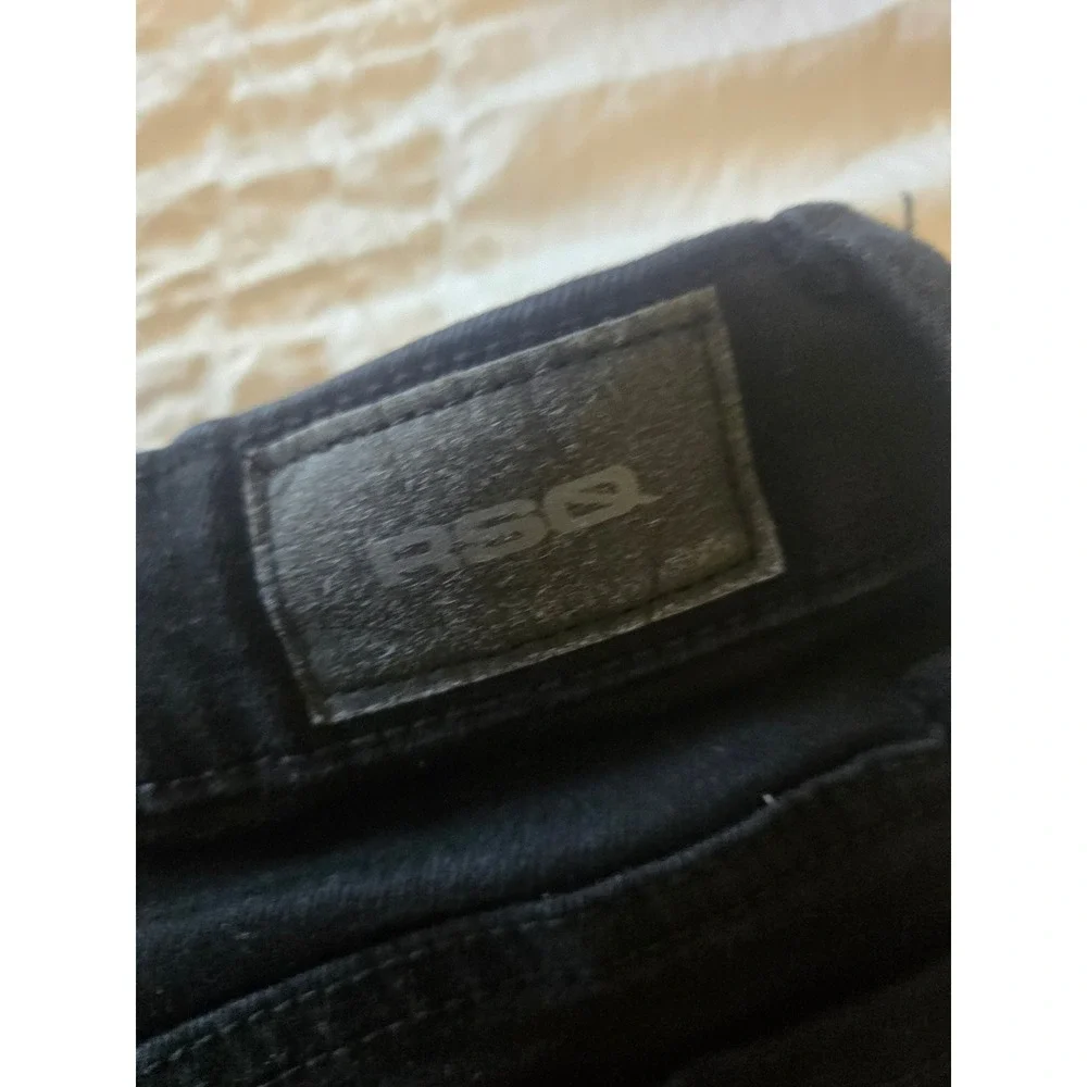 RSQ Straight Leg Black Jeans Boys Size 12 Cotton Blend Stretch Denim
